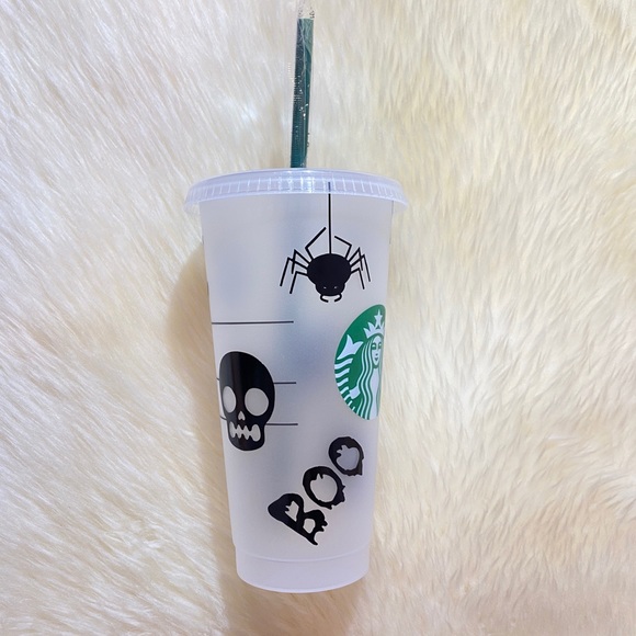 Starbucks Custom ☠️ Halloween Icon Frosted Tumbler - Picture 3 of 14